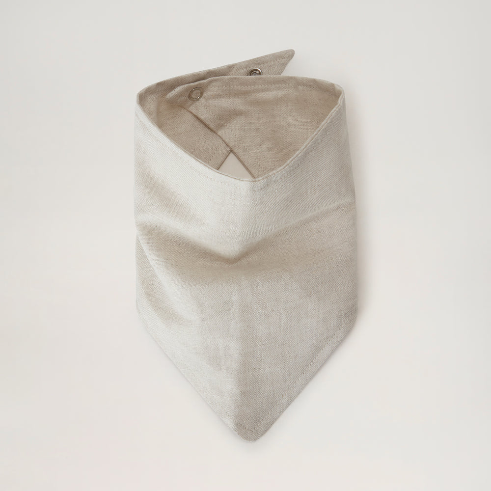 Linen Drool Bib - New!