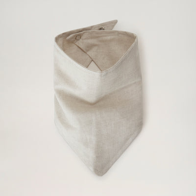 LINEN DROOL BIB- NEW!